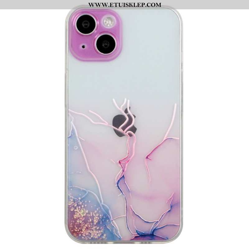 Etui do iPhone 15 Plus Elastyczny Marmur